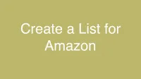 Create a List for Amazon